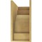 Ekena Millwork 11"W x 22"D x 22"H Classic Mediterranean Rough Cedar Woodgrain TimberThane Corbel, Primed Tan CORUR11X22X22MEDRCPR - alternate 2